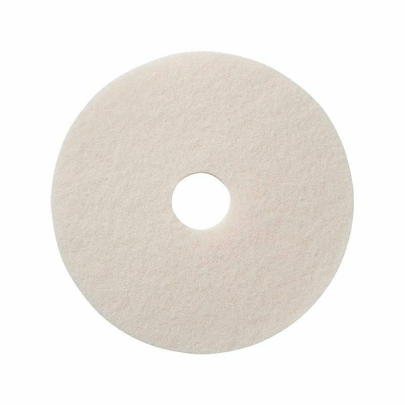 White Super Polishing Floor Pad, 24x22 5/cs J90747