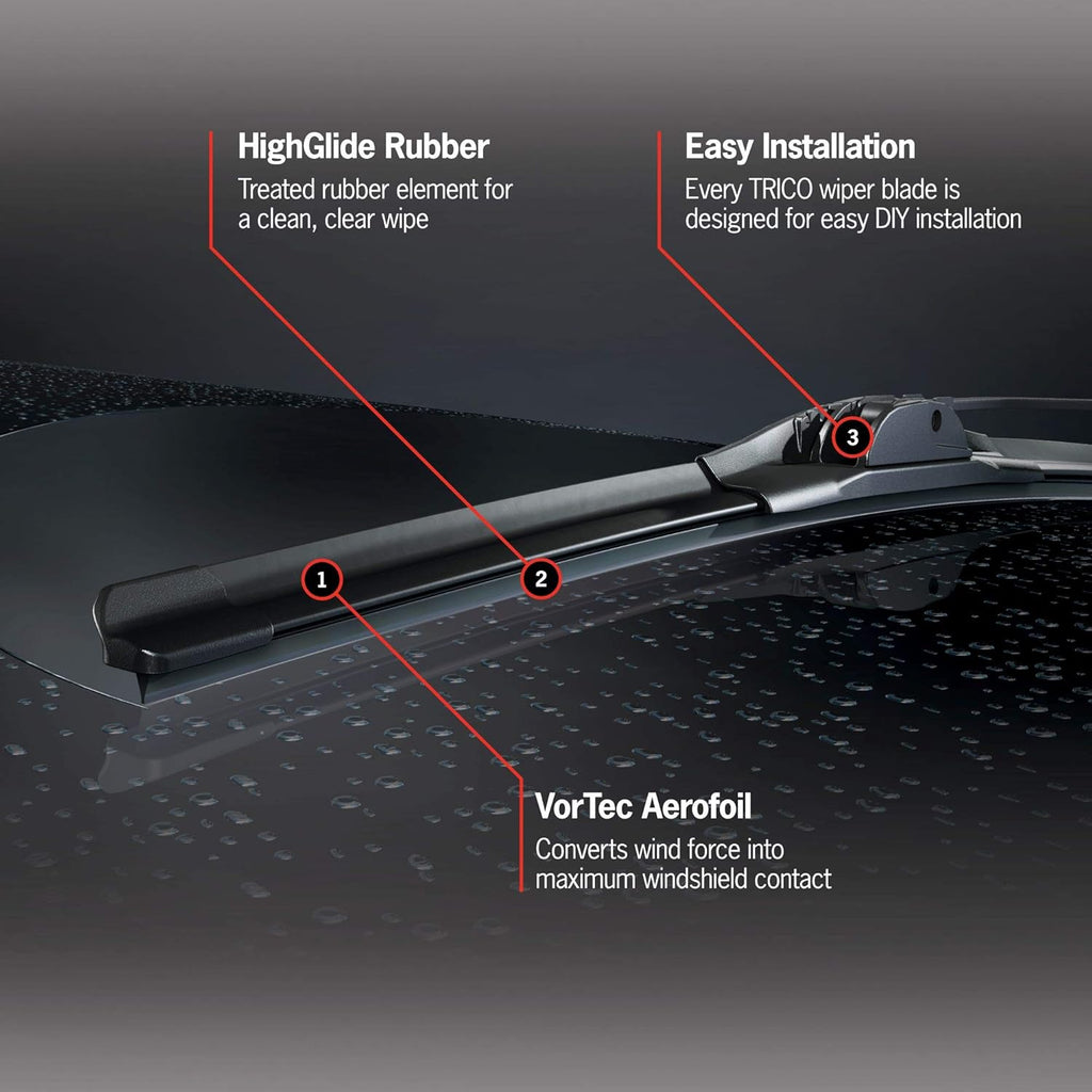 Platinum 26 Inch & 22 inch Pack of 2 Windshield Wiper Blades J444445