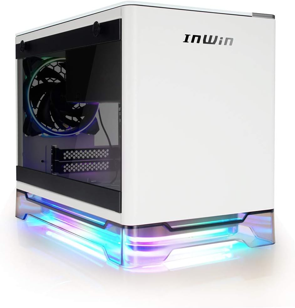 Black Mini-ITX Tower Computer Chassis Case with 650W Gold 80 Plus Power Supply P693742