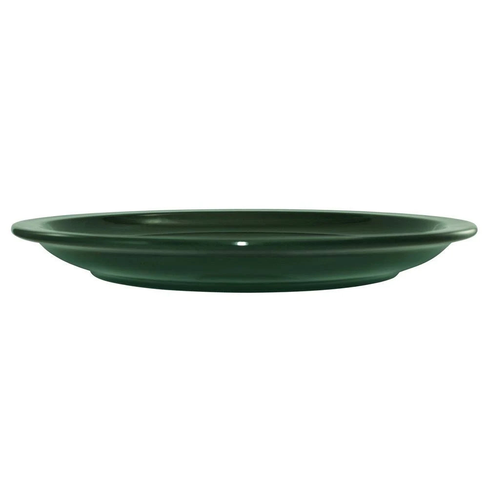 Green Stoneware Narrow Rim Plate - 36/Case K35156