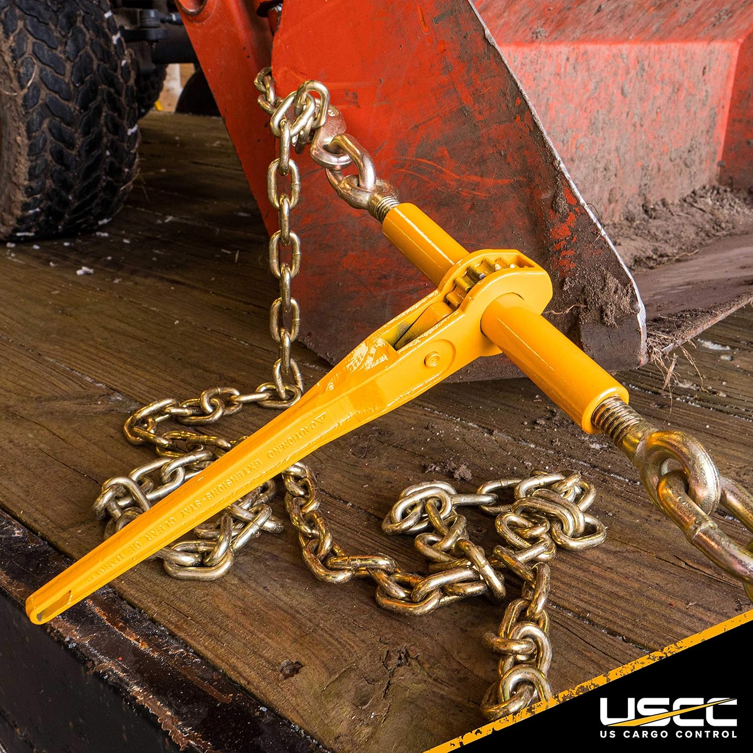 Ratchet Load Binder 3/8 Inch x 1/2 Inch 12,000 Pound Working Load Limit 2 Pack R206956