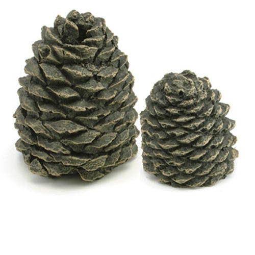 Set of 4 Decorative Pine Cones H315