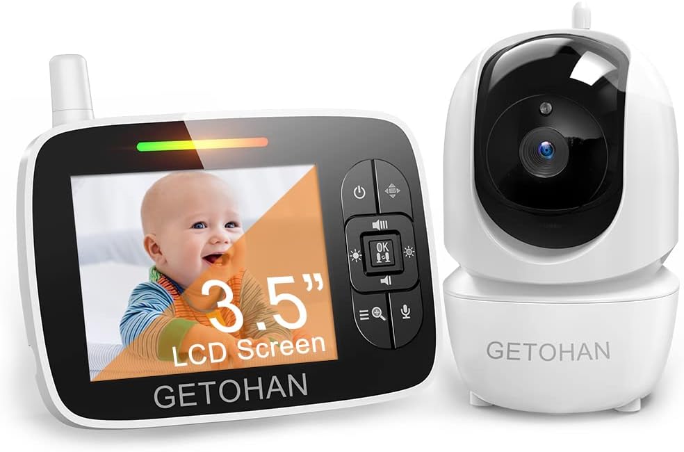 Video Baby Monitor with Camera and Audio, Night Vision, 2-Way Talk, Pack of 2 Z553