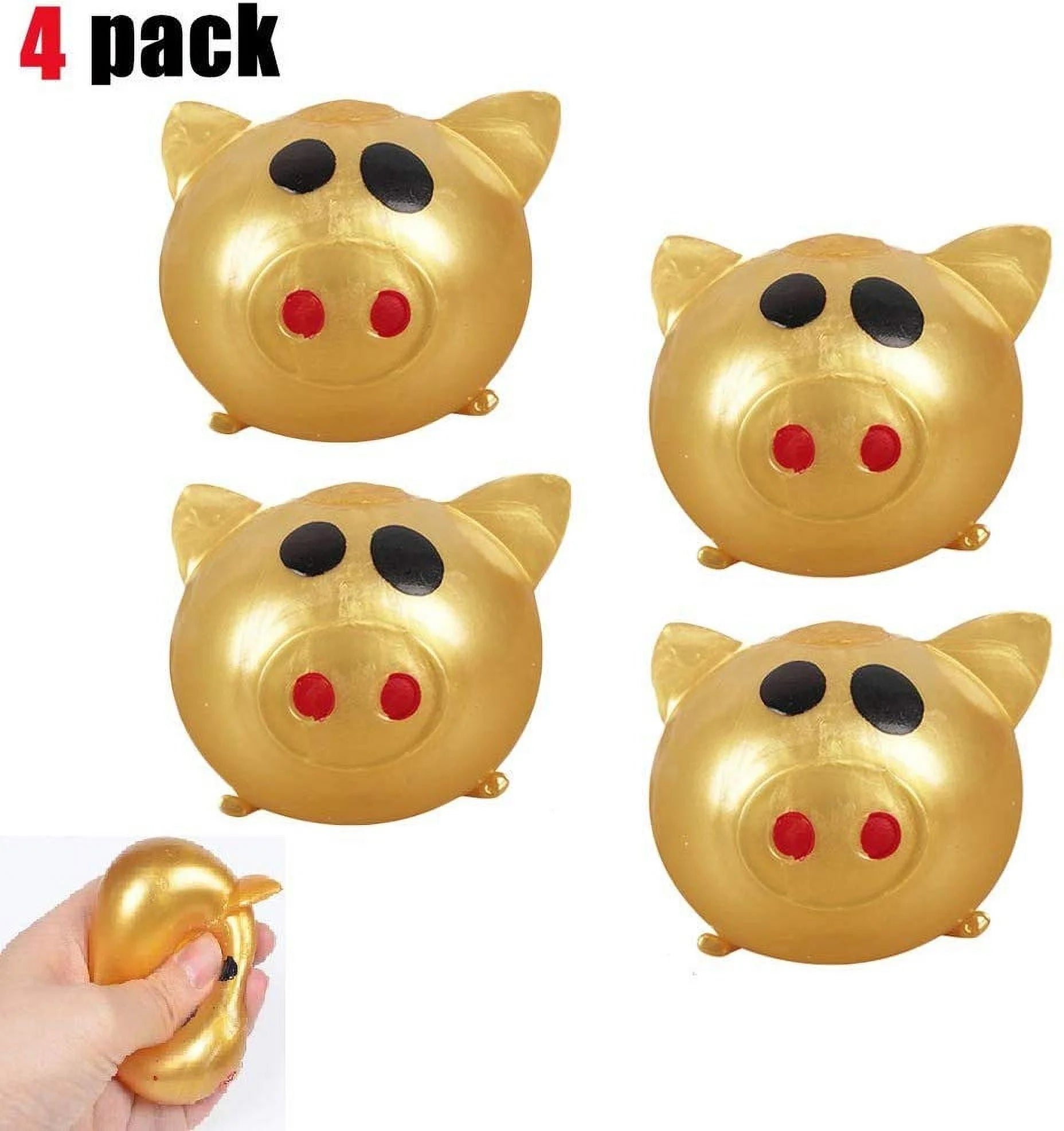 4Pcs Squishy Toy Stress Balls W7041