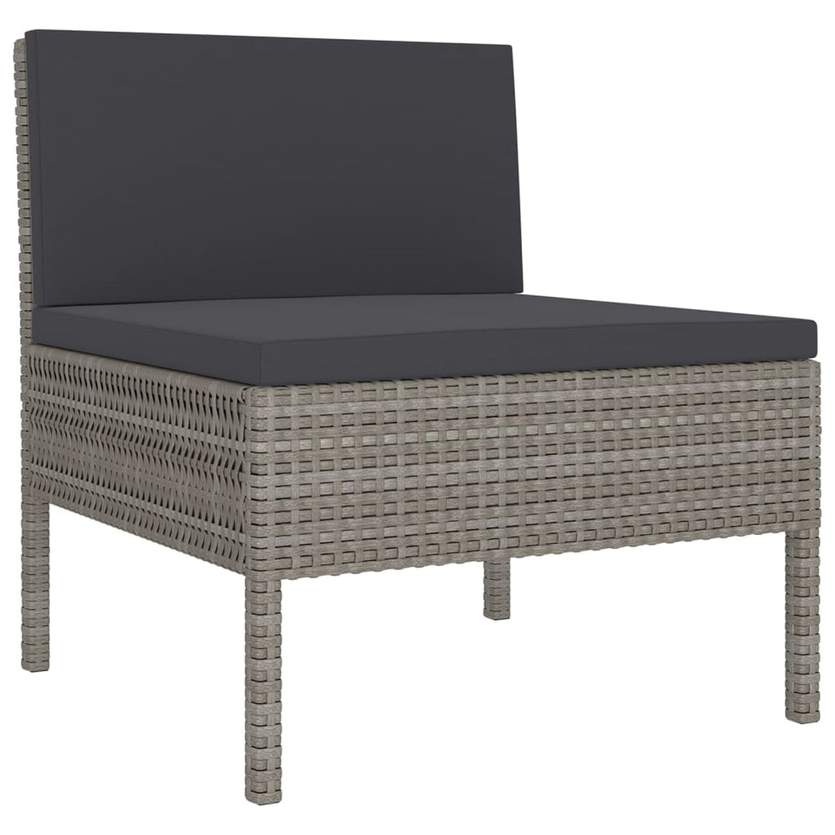 9 Piece Poly Rattan Outdoor Sectional Sofa Set G545511