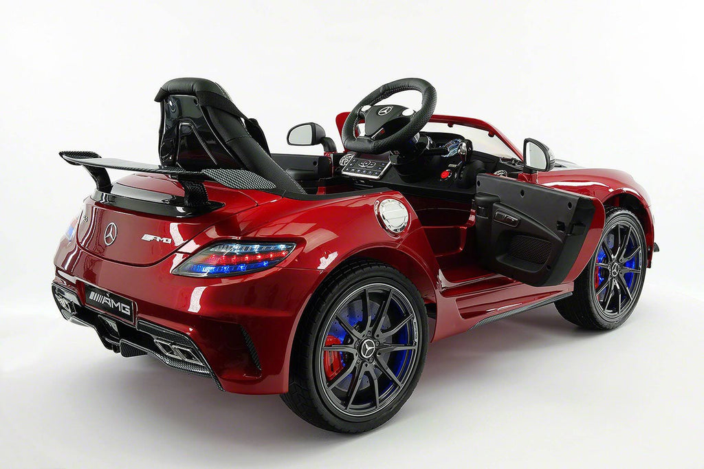 Cherry Red 12V Kids Ride-On Car with Parental Remote D153557