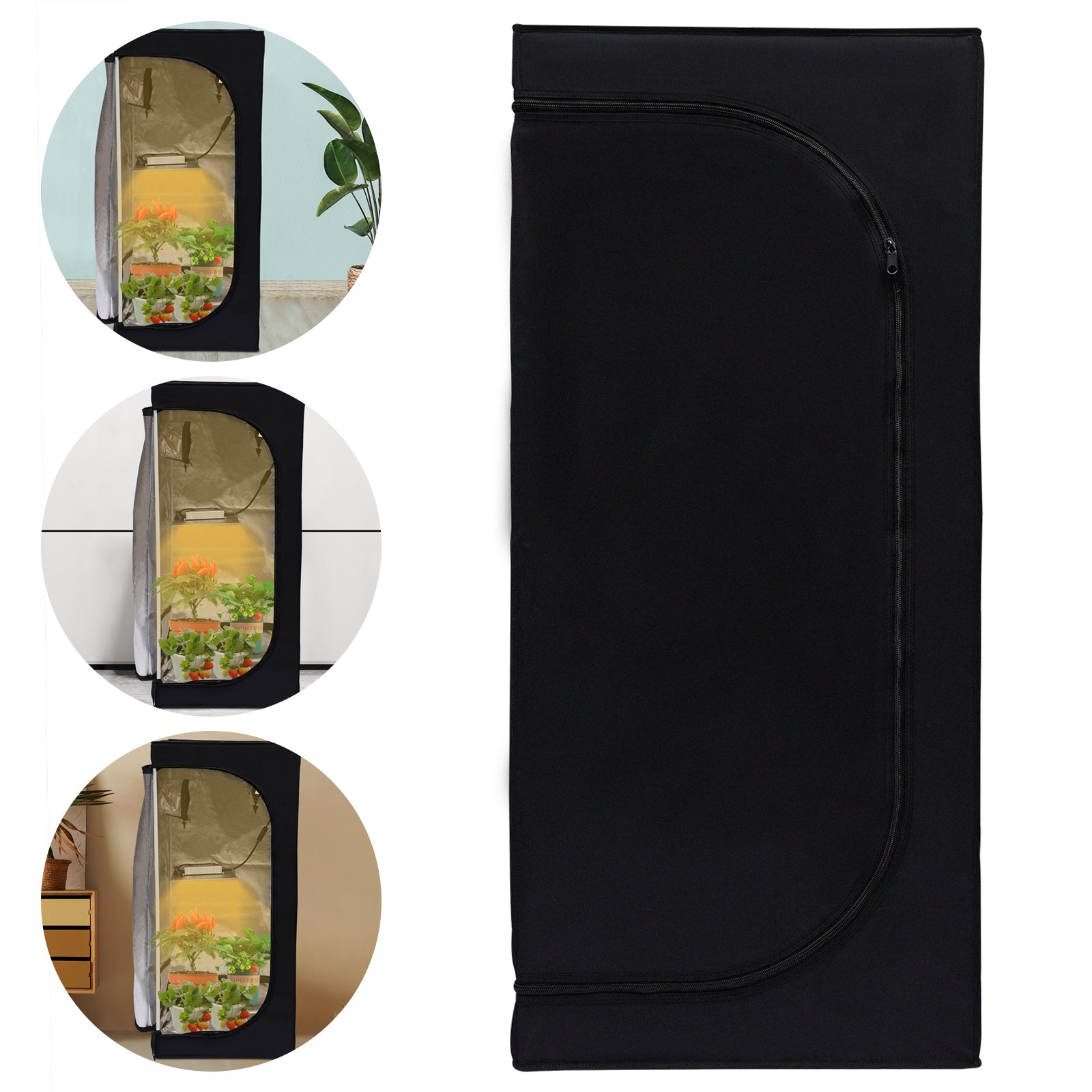 Grow Tent Kit with LED Grow Light and Ventilation Kit Z82144