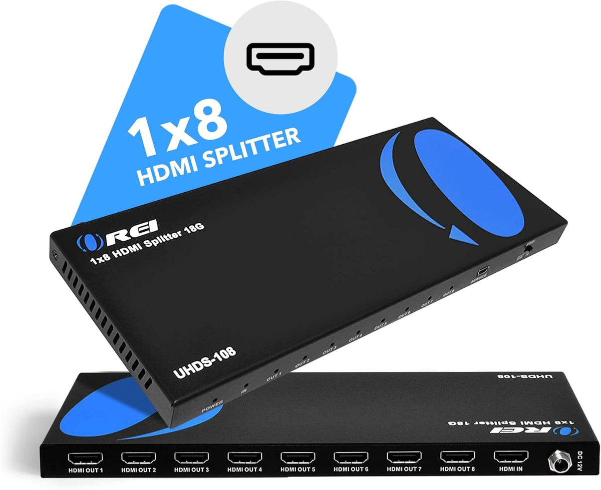 4K 1 in 8 Out HDMI Splitter 18 Gbps 4K @ 60Hz T2904