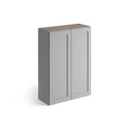 27-in W x 36-in H x 12-in D Proper Gray Birch Door Wall Stock Cabinet S3019