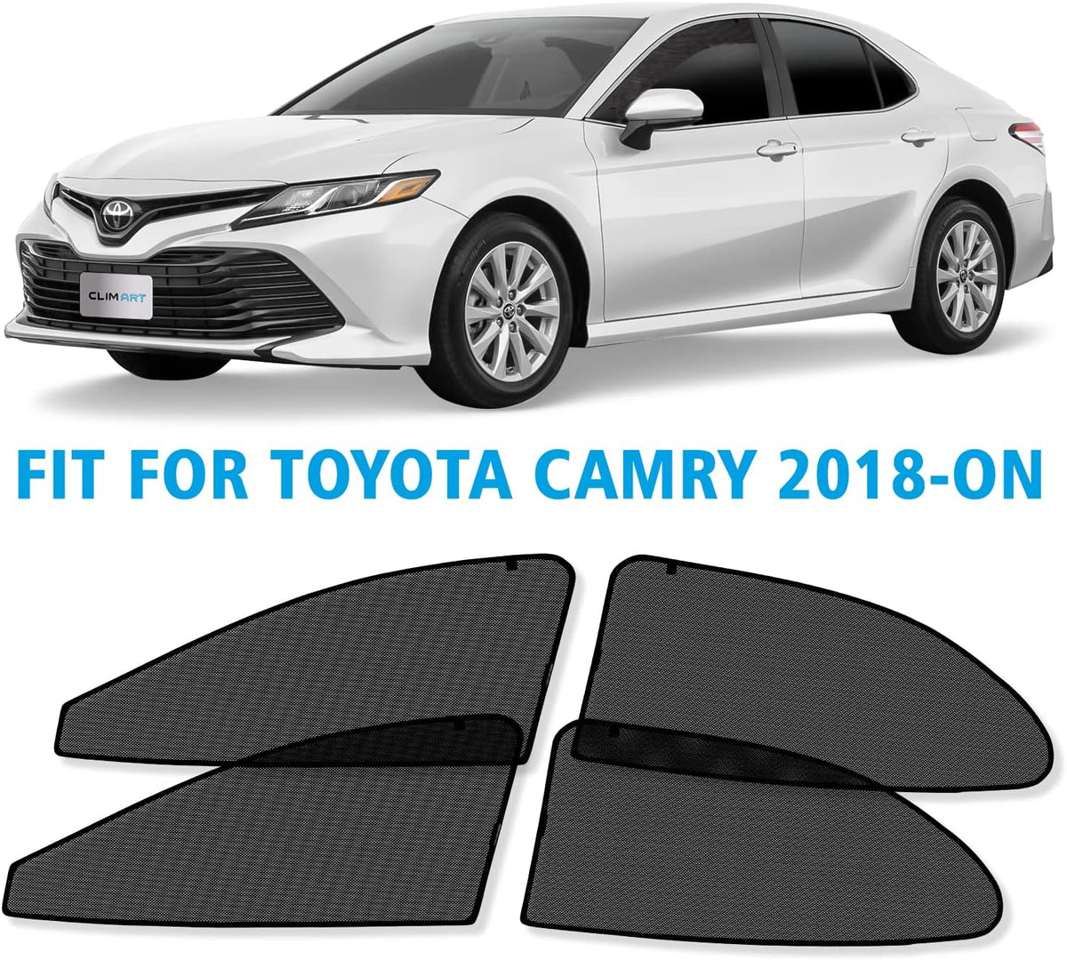 Magnetic Car Window Sunshade 4 Pc. Set V9973