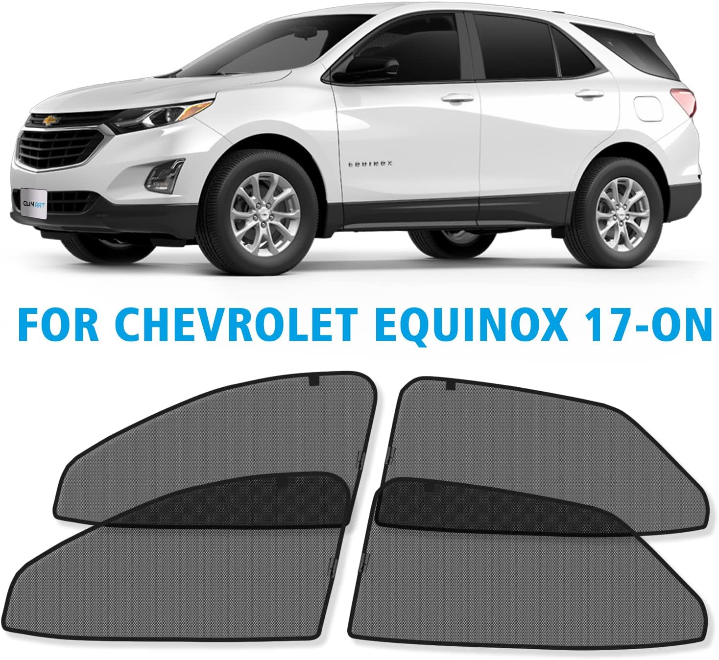 Magnetic Car Window Sunshade 4 Pc. Set V9973