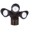 Bronze LED Security Lights with Motion Sensor, Three Heads W6682