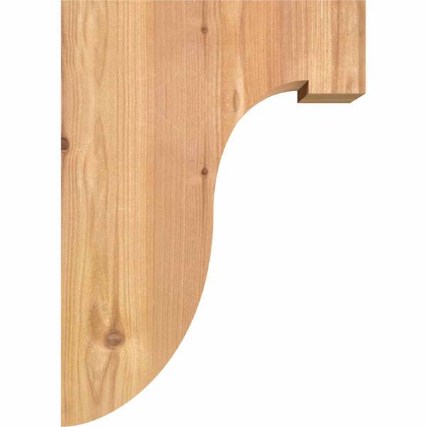 5 1/2x22W x 10x22D x 14x22H Western Red Cedar Corbel T966703