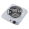 White Electric Single Burner Q913
