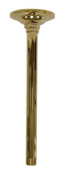 Polished Brass 10x22 Raindrop Shower Arm F930