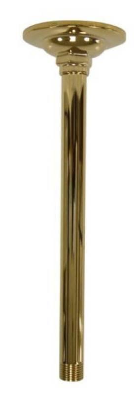 Polished Brass 10x22 Raindrop Shower Arm F930