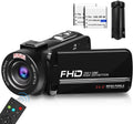 FHD 1080P Camcorder with Tripod and 2 Batteries L688