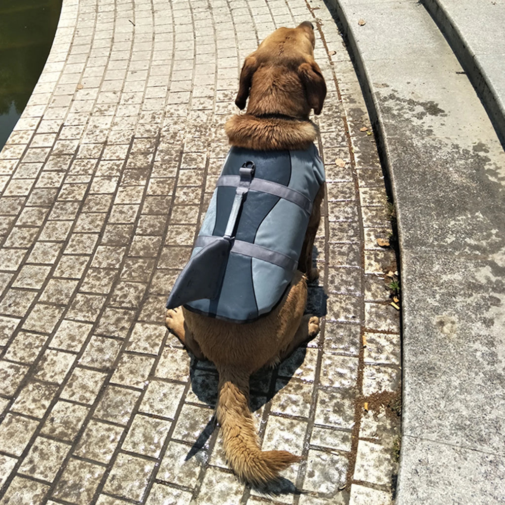 Dog Pet Shark Swimsuit Vest Pet Safety Wear Dog Swimsuit Preserver For Water Safety Device At The Pool, Beach, Boating X91420