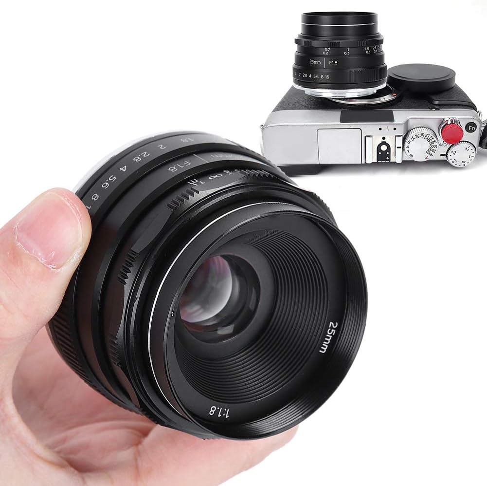 25mm F1.8 M4/3 Mount Camera Lens, Pack of 2 G936