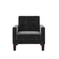 Gray Velvet Accent Chair T5587