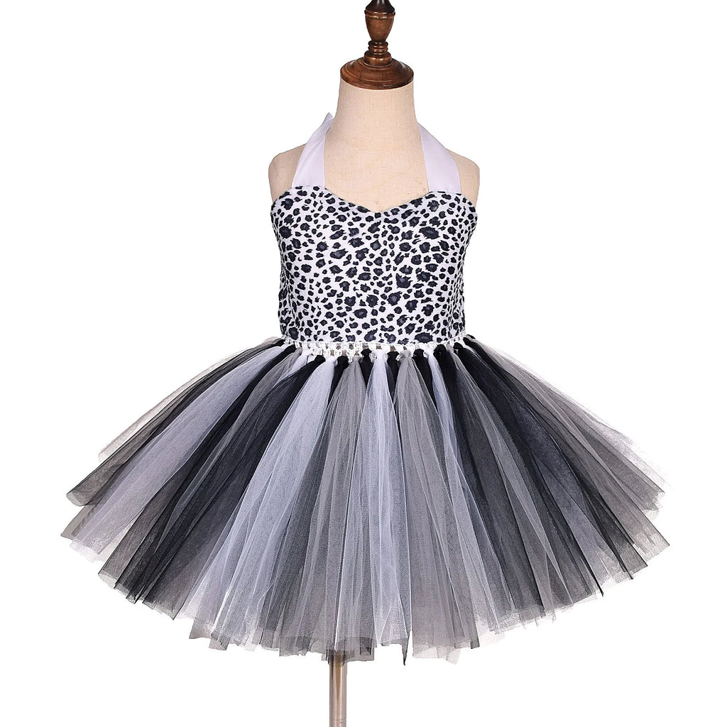 Kids Girls Giraffe Tutu Dress up Outfits with Headband Tails N474719