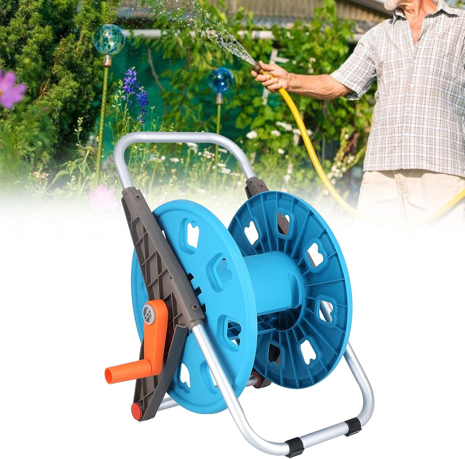 Garden Hose Reel Water Hose Cart O657565