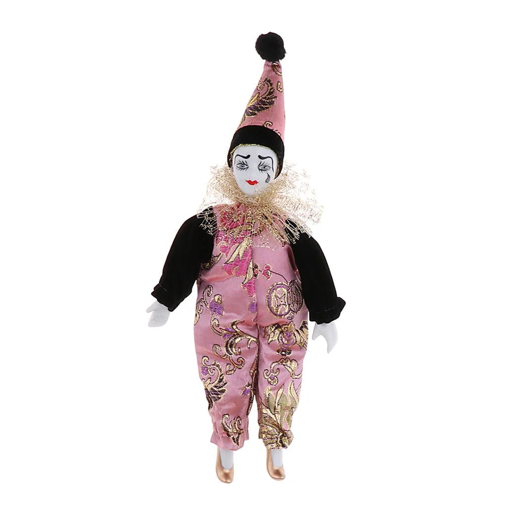 9 Inch Porcelain Doll Pink N5458