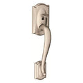 Satin Nickel Handleset and Accent Lever H3811