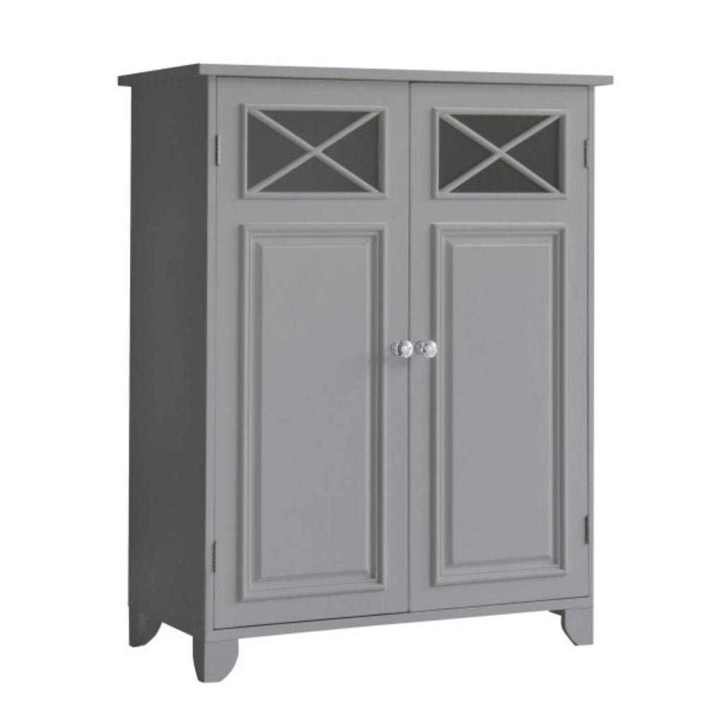 Grey 2 Door Floor Cabinet V351