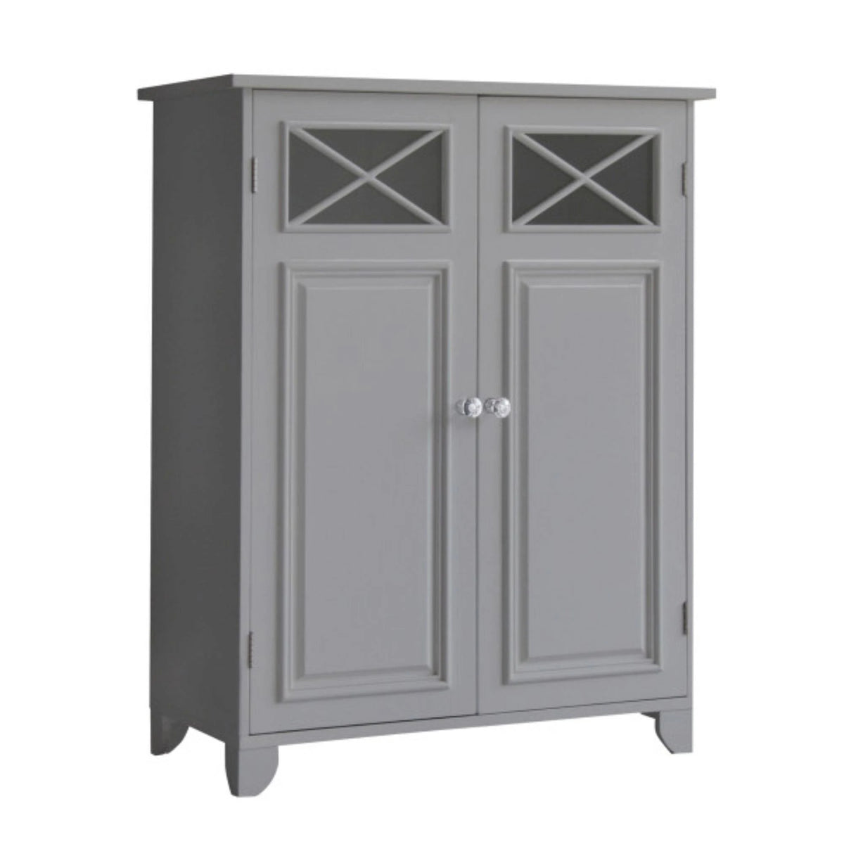 Grey 2 Door Floor Cabinet V351