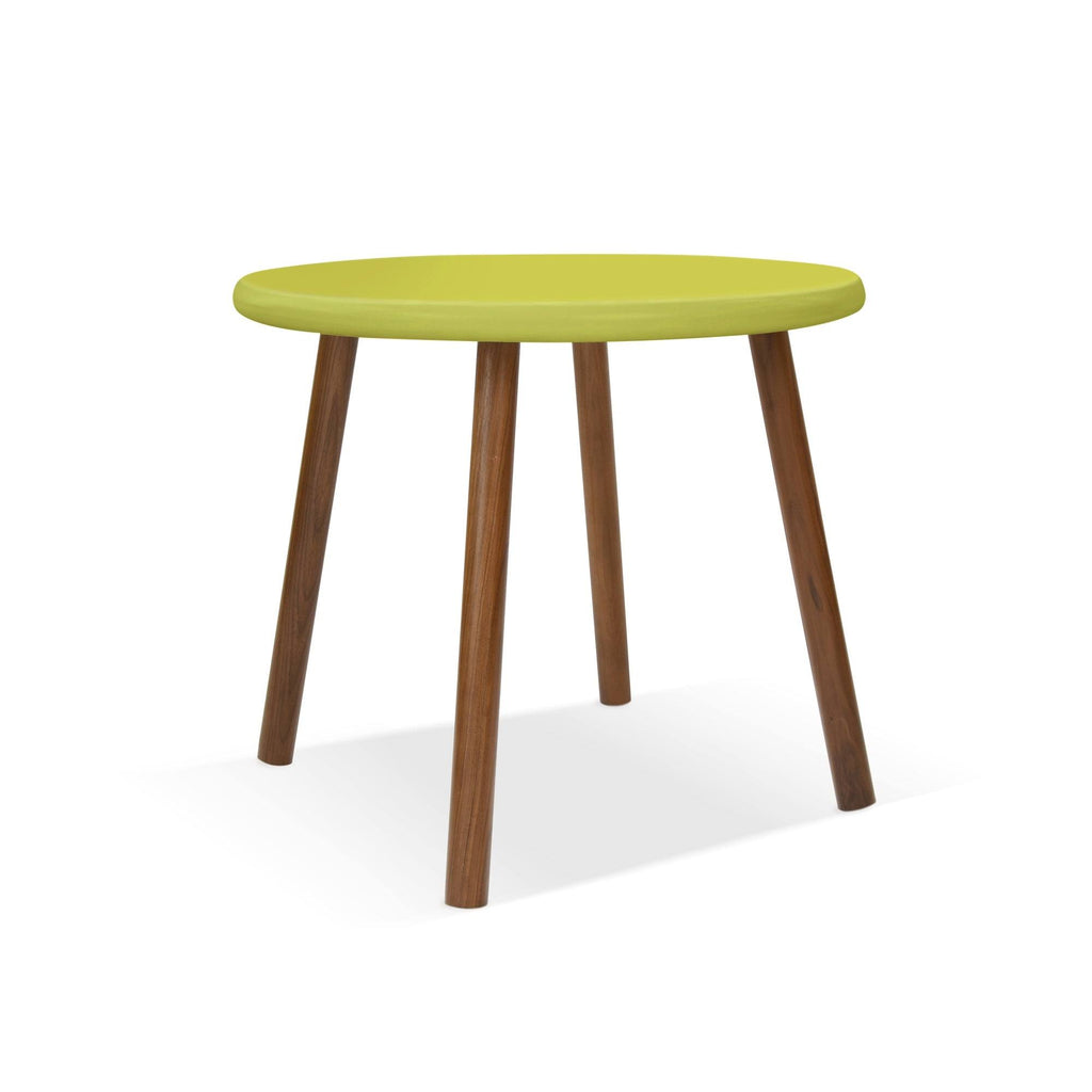 30x22 Round Kids Table in Maple/Pink J12905