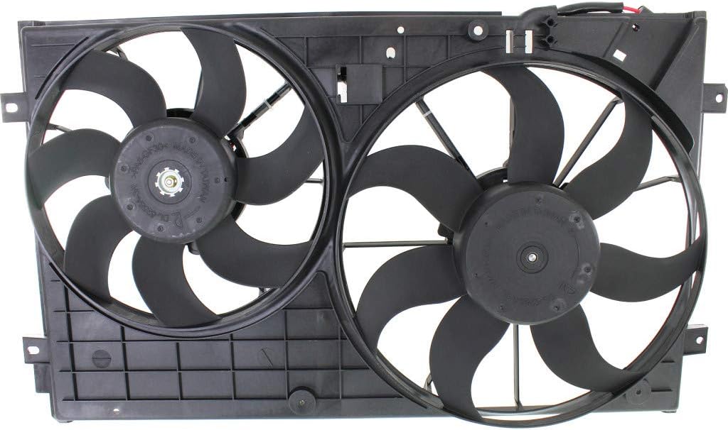 Radiator Fan for Volkswagen Jetta 2005-2014 Dual Fan 2.5L Engine W656394