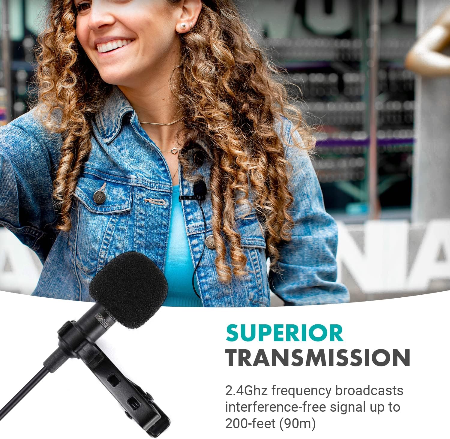 USB-C Wireless Lavalier Microphone P7140