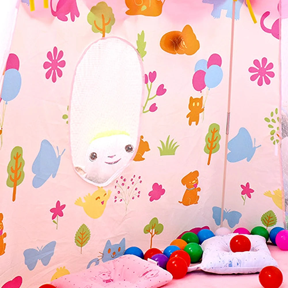 Pink Princess Castle Play Tent S77703