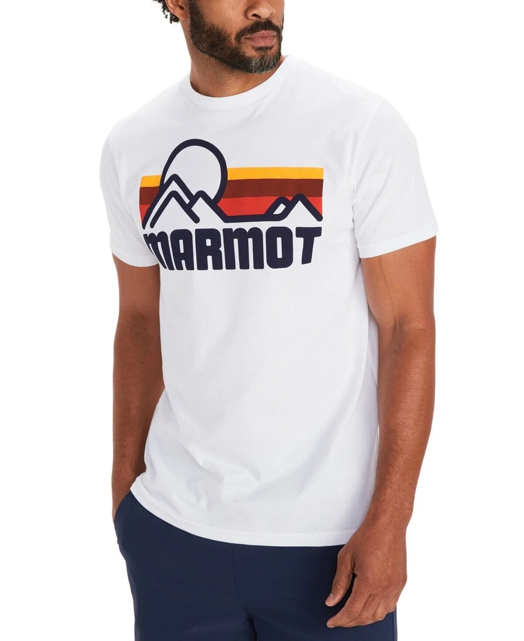 White Organic Cotton Short-Sleeve Graphic Tee N25943