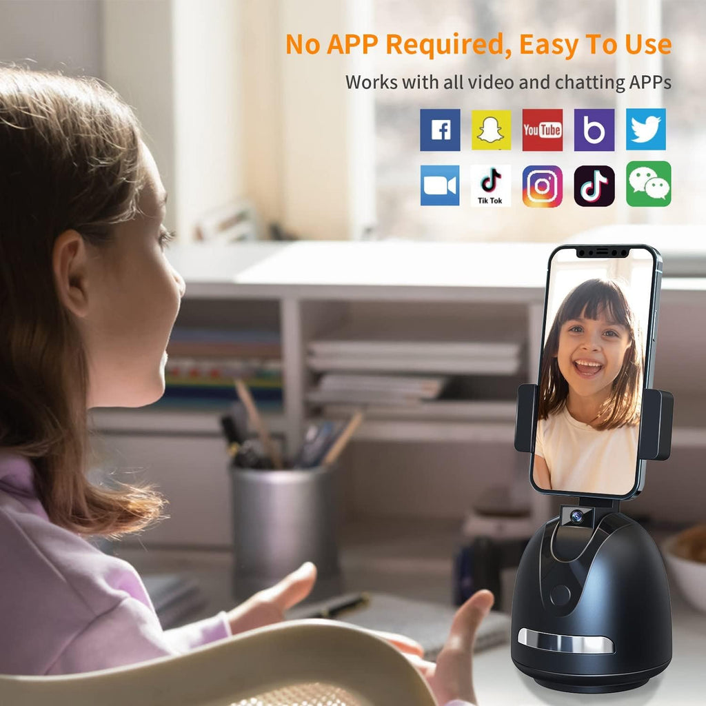 AI Smart Tracking Phone Holder with Built-in Battery P43281