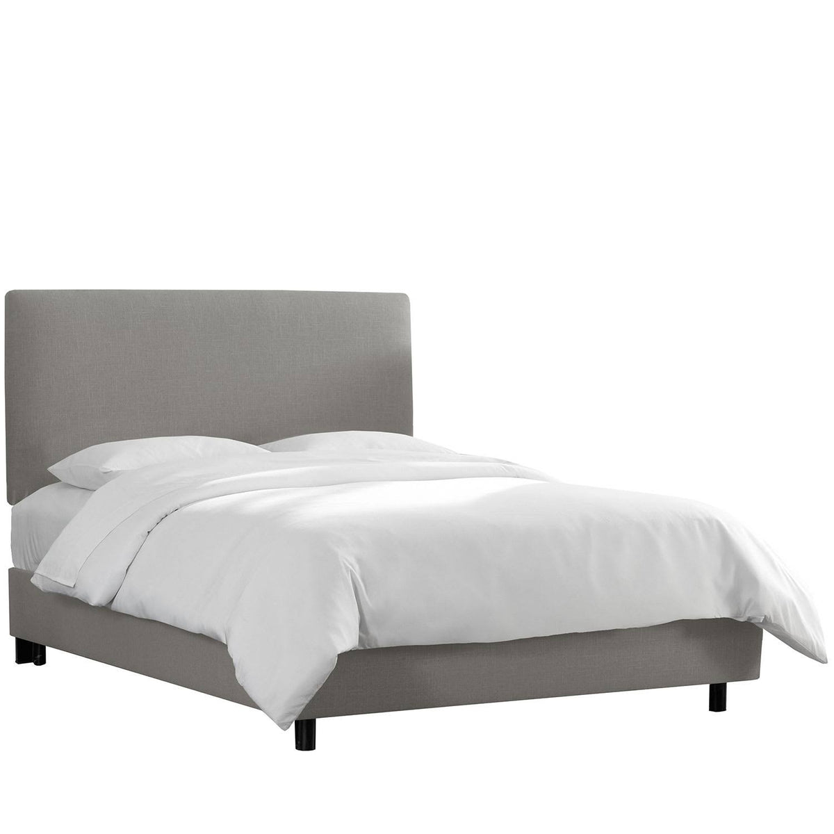 Navy Twin Microsuede Bed P8483