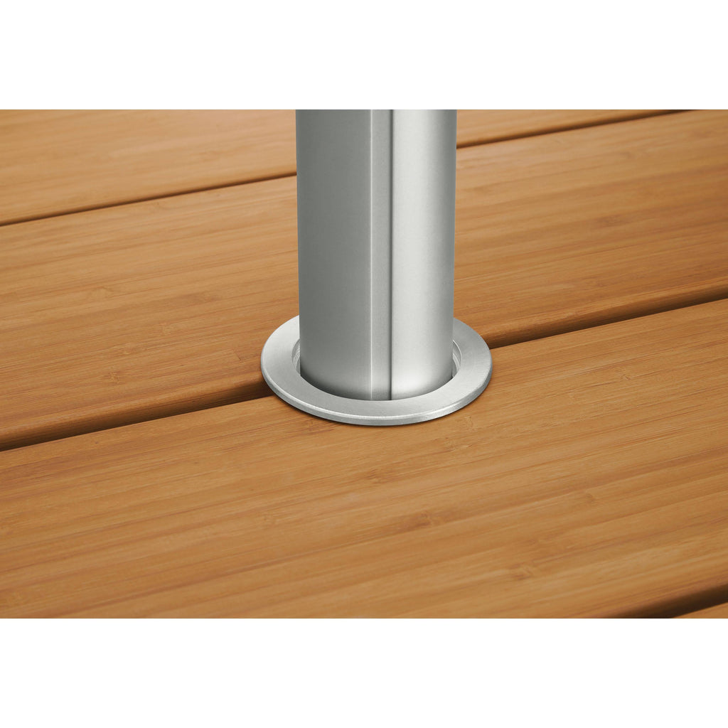 Orange Recycled HDPE Parsons Patio Table M402941
