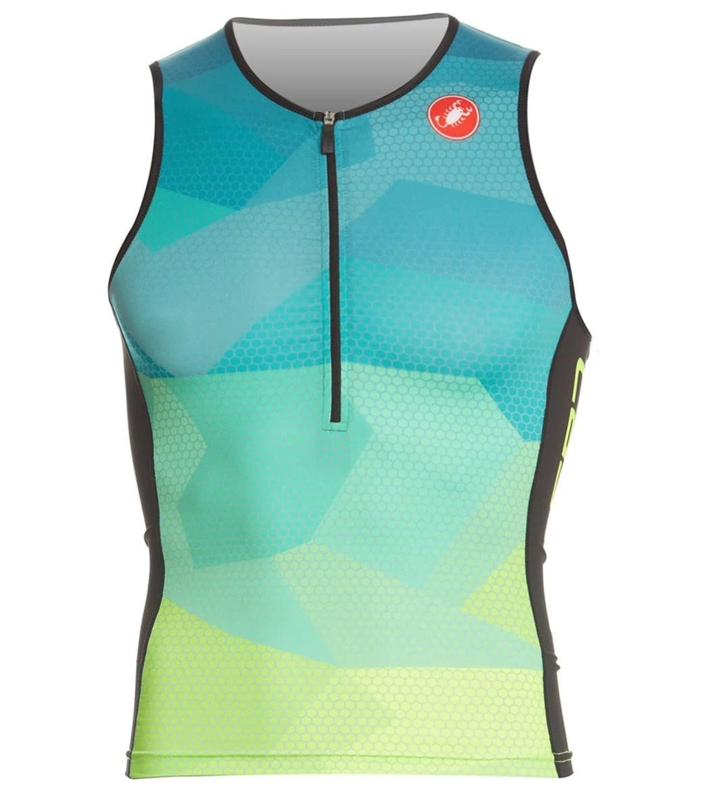 Blue/Yellow Fluo Men&s Top J2276