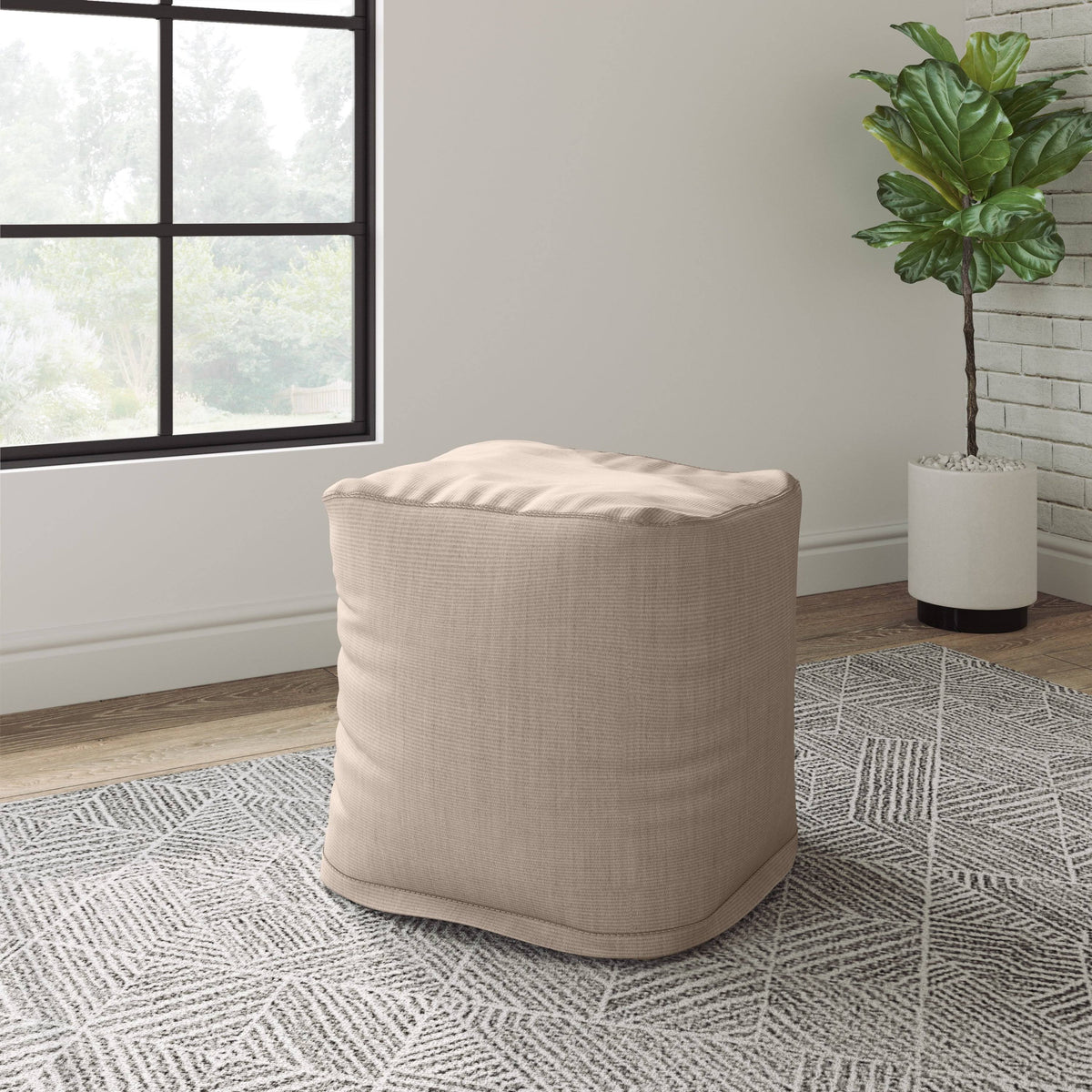 Square Outdoor Ottoman S407526