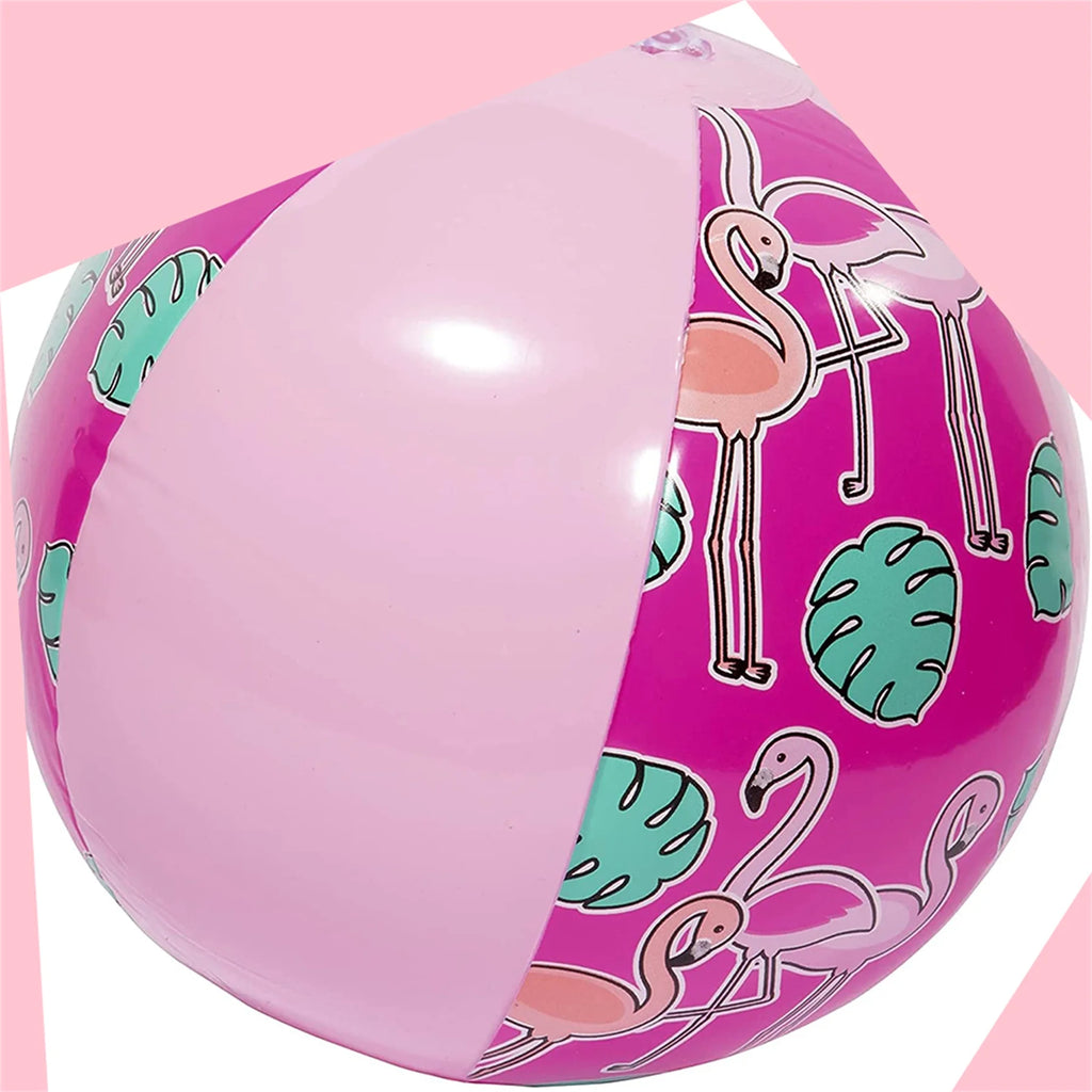 Inflatable Flamingo Pool Volleyball Net with Ball Set N850781
