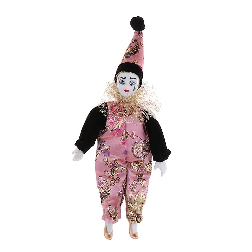 9 Inch Porcelain Doll Pink N5458