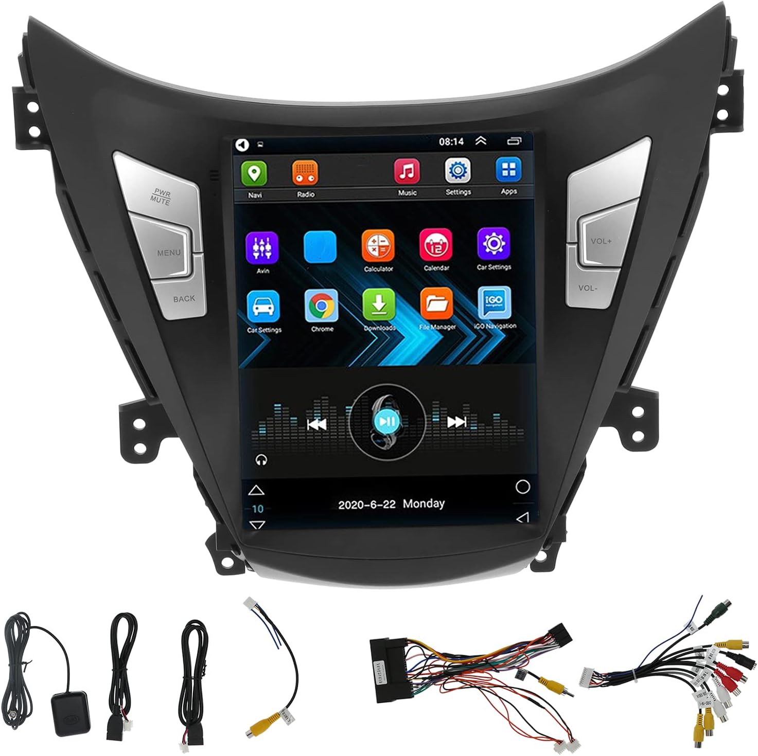 9.7in Car Radio Stereo Bluetooth MP5 Navigation L408