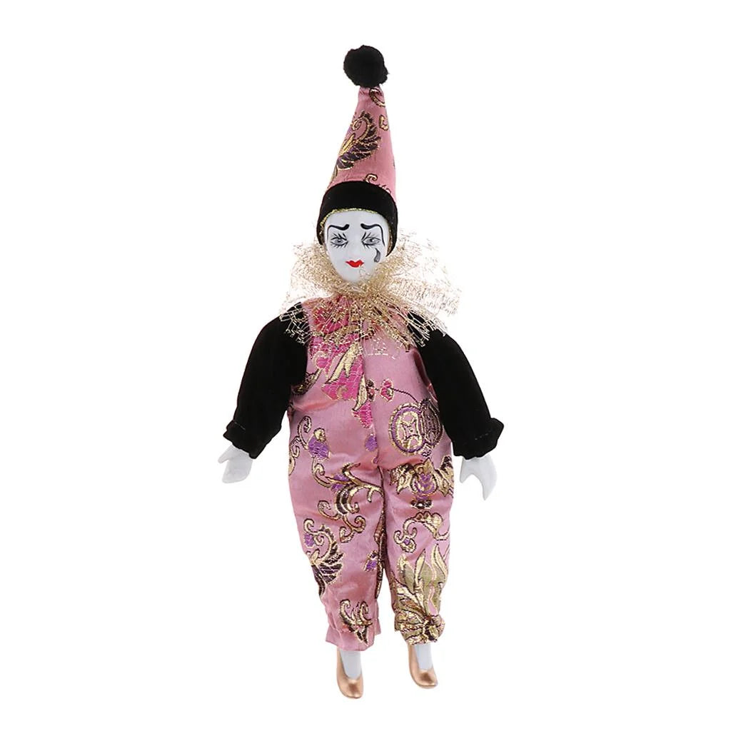9 Inch Porcelain Doll Pink N5458