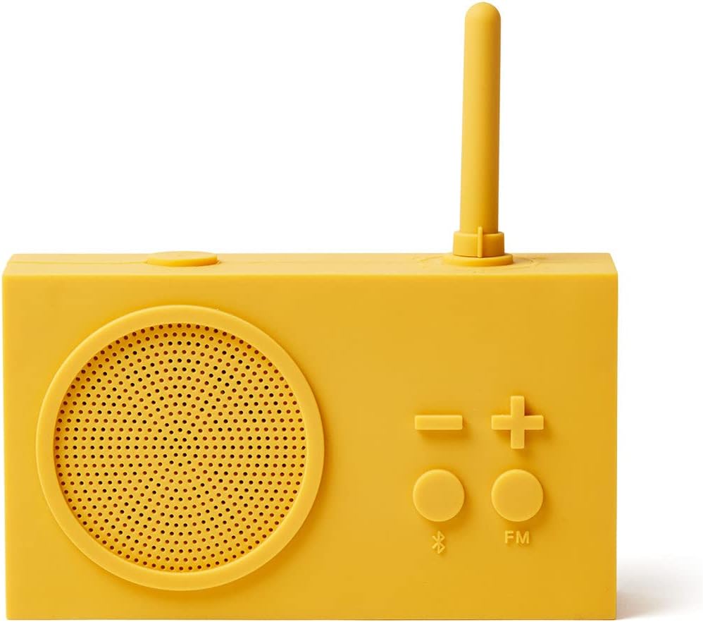 Blue Silicone Rubber FM Radio Bluetooth Speaker H9982