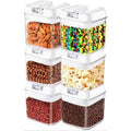 6pcs BPA Free Plastic Airtight Food Storage Containers with Lids T3410