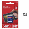 64GB SDXC Card Class 4 (5 Pack) U22196