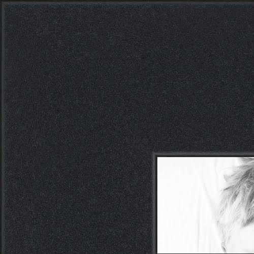 Satin Black Picture Frame with 3 Openings for 8x10 Photos M16276