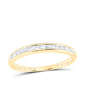 14kt Yellow Gold Baguette Diamond Ring 1/6 Cttw Size 8.5 M97382
