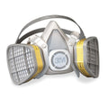 Half Facepiece Disposable Respirator, Organic Vapor/Acid Gas, Small J734372